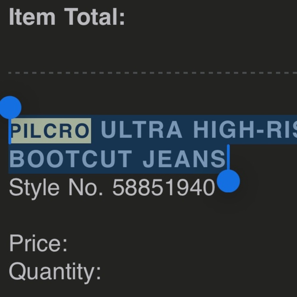 Pilcro Ultra High Rise size 27 - Picture 6 of 6